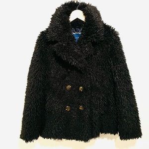 J. Crew Faux Fur Coat